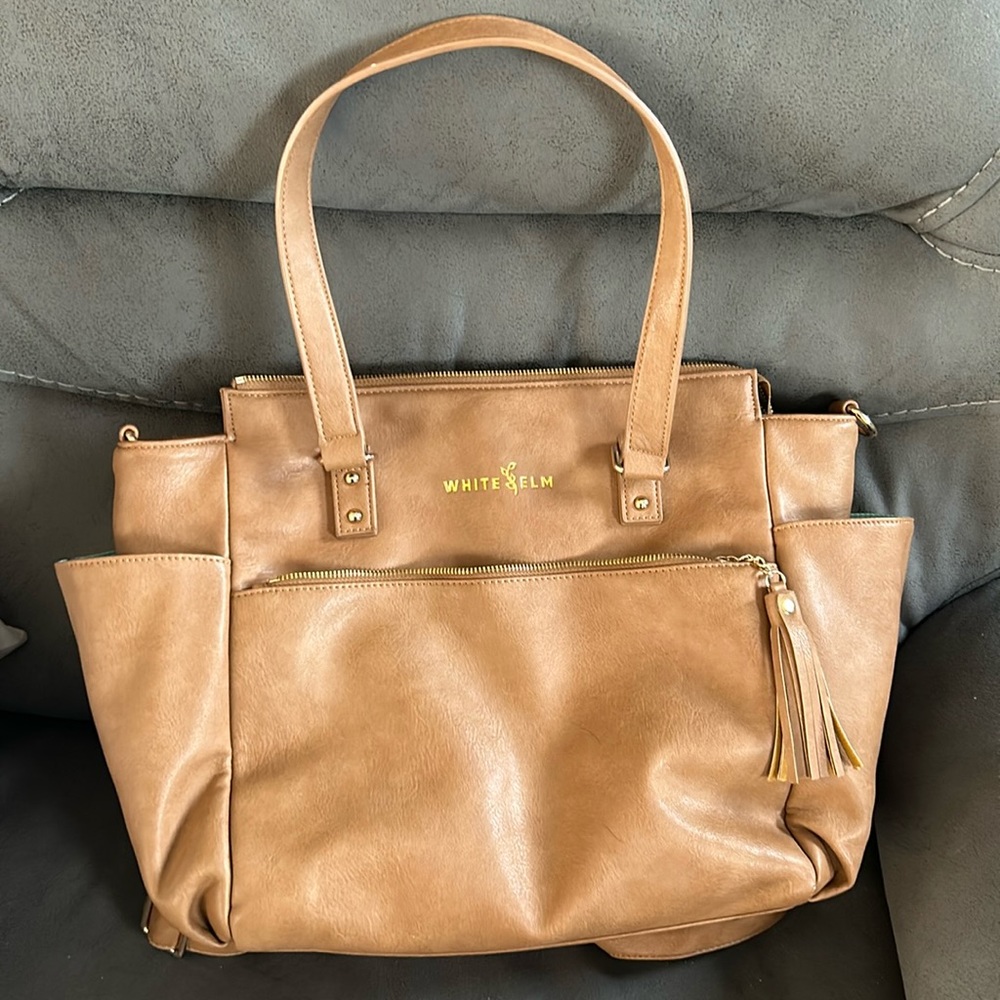 White Elm Gemini Convertible Backpack - Almond